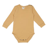 Long-sleeved bodysuit made of cotton (organic)